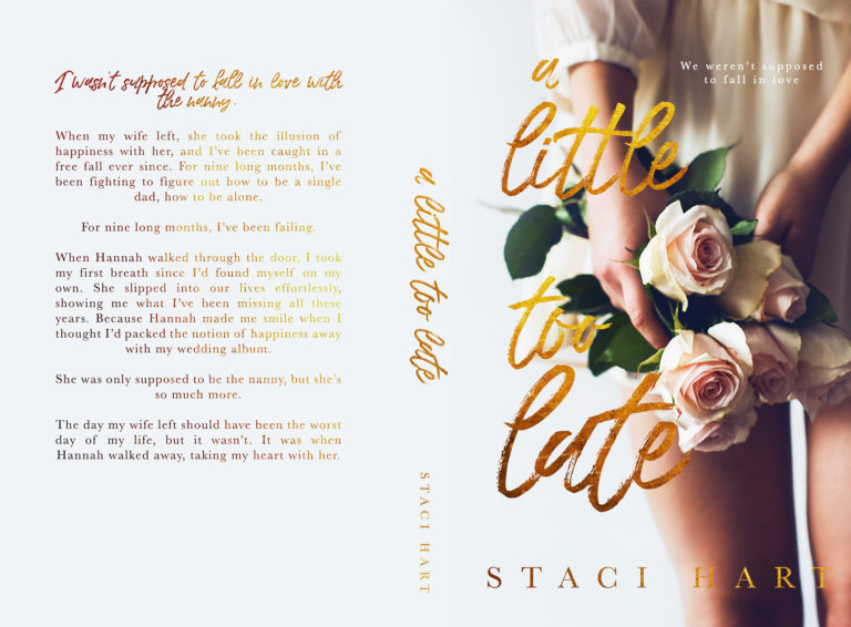 A LITTLE TOO LATE: Cover reveal!